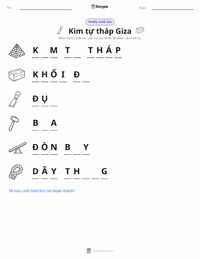 Xem trước tài liệu in sẵn Quần thể kim tự tháp Giza