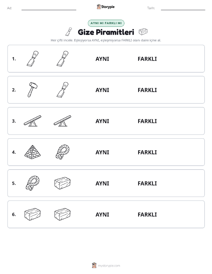 Aynı mı Farklı mı