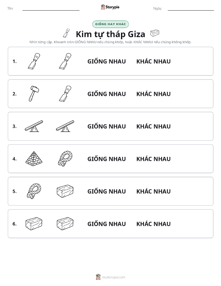Giống Hay Khác