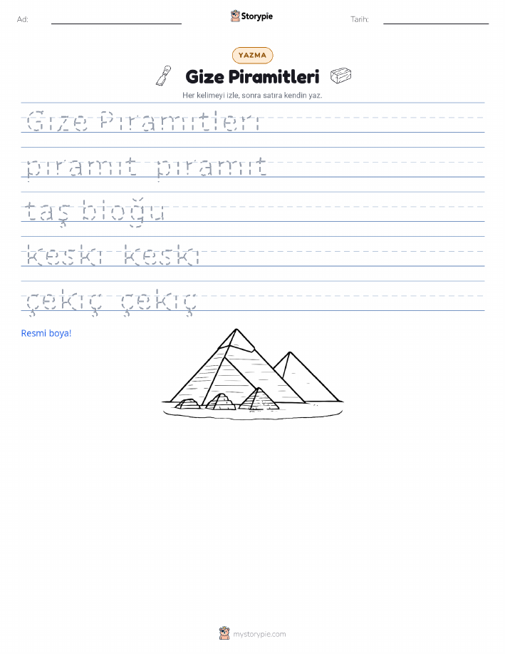 Yazma Pratiği