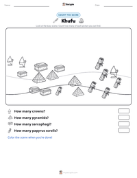 Khufu printable worksheet preview