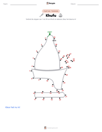Khufu afdrukbare werkblad voorbeeld