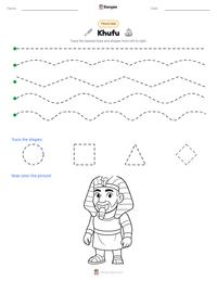 Khufu printable worksheet preview