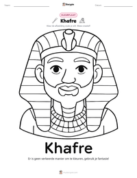 Khafre afdrukbare werkblad voorbeeld