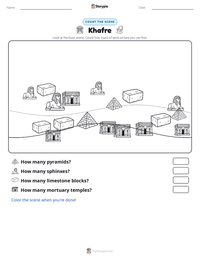 Khafre printable worksheet preview