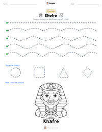 Khafre printable worksheet preview