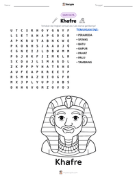 Prabaca lembar kerja cetak Khafre