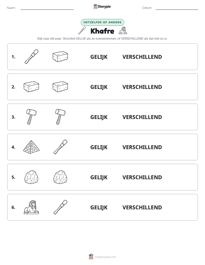 Zelfde of Verschillend
