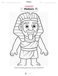 Menkaure printable worksheet preview
