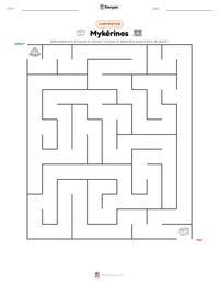 Aperçu de la feuille de travail imprimable Mykérinos