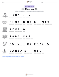 Anteprima della scheda stampabile di Micerino