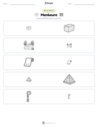 Menkaure printable worksheet preview