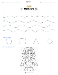Menkaure printable worksheet preview