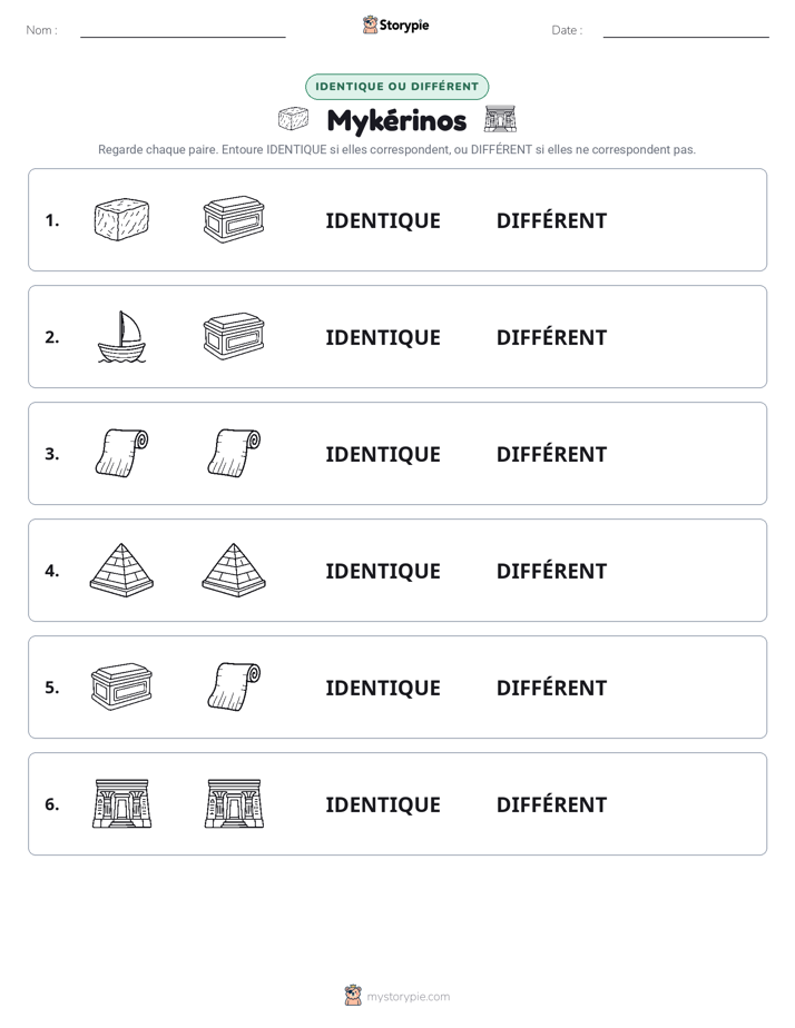 Identique ou Différent