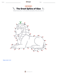 The Great Sphinx of Giza printable worksheet preview