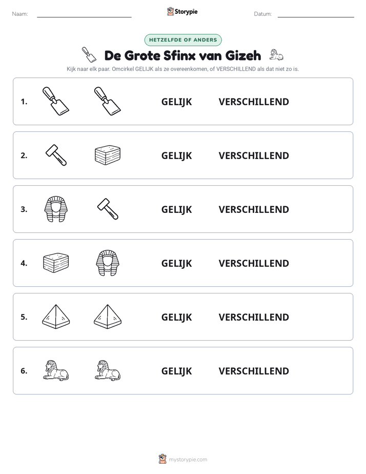 Zelfde of Verschillend