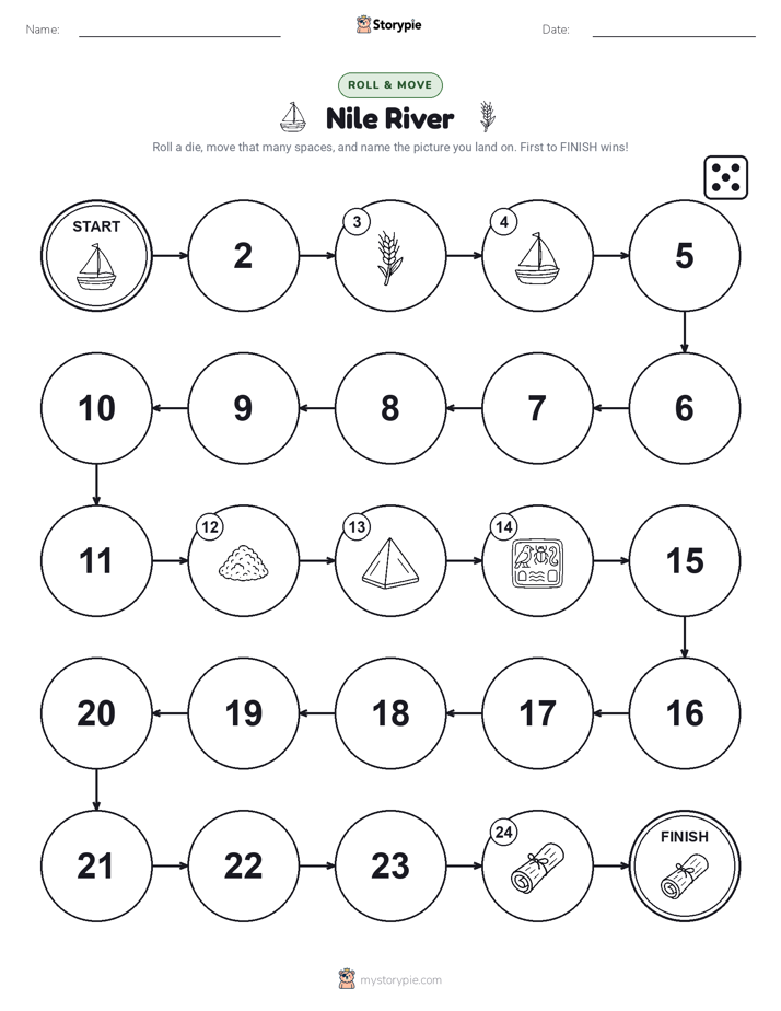 Roll & Move Game