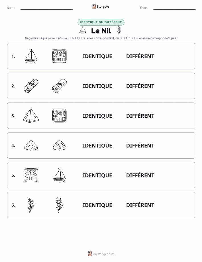 Identique ou Différent