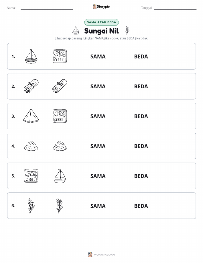 Sama atau Berbeda