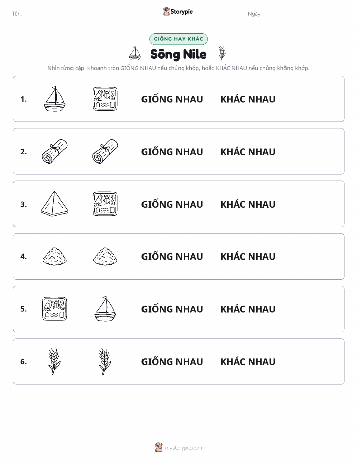 Giống Hay Khác