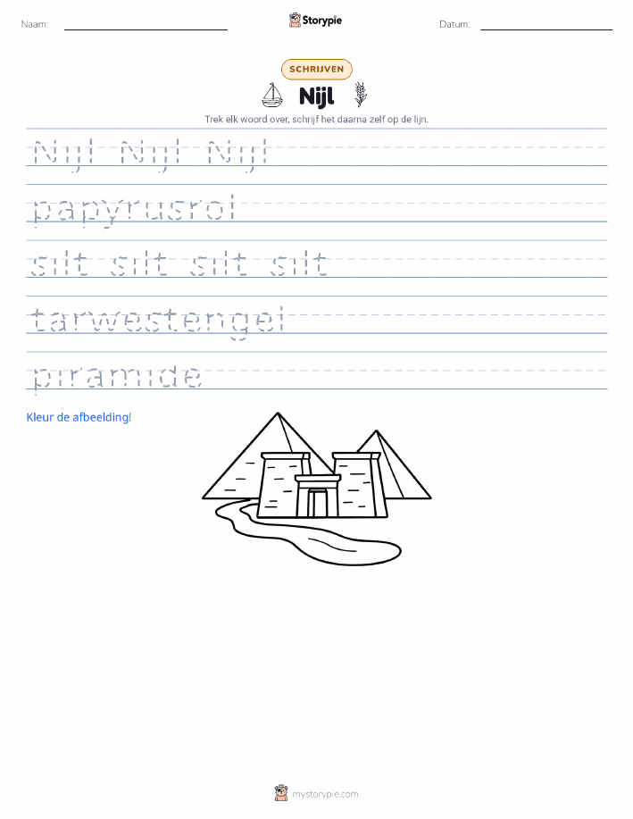 Schrijf Oefening