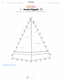 Aperçu de la feuille de travail imprimable Égypte antique