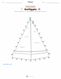Oude Egypte afdrukbare werkblad voorbeeld