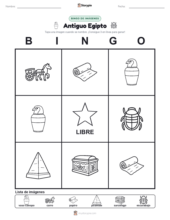 Bingo de Imágenes