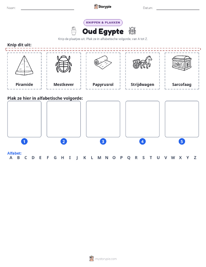Knip & Plak Alfabet