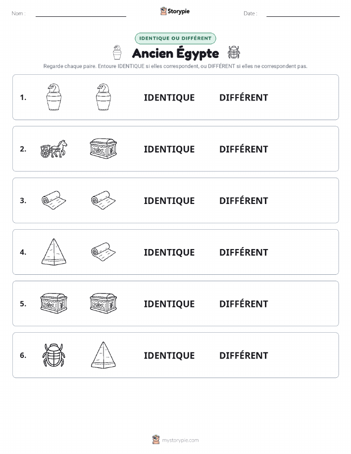 Identique ou Différent
