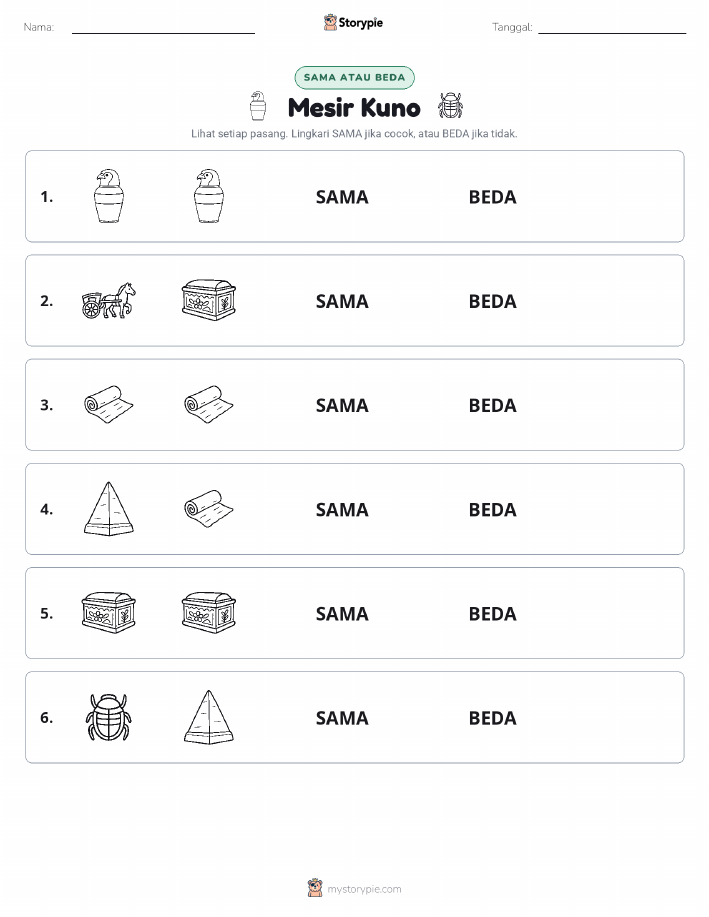 Sama atau Berbeda