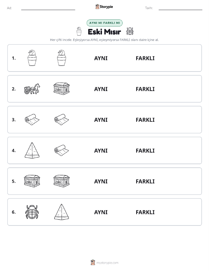 Aynı mı Farklı mı