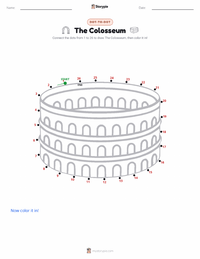 The Colosseum printable worksheet preview