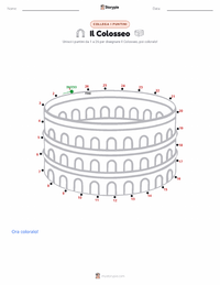 Anteprima della scheda stampabile di Il Colosseo