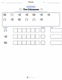 The Colosseum printable worksheet preview
