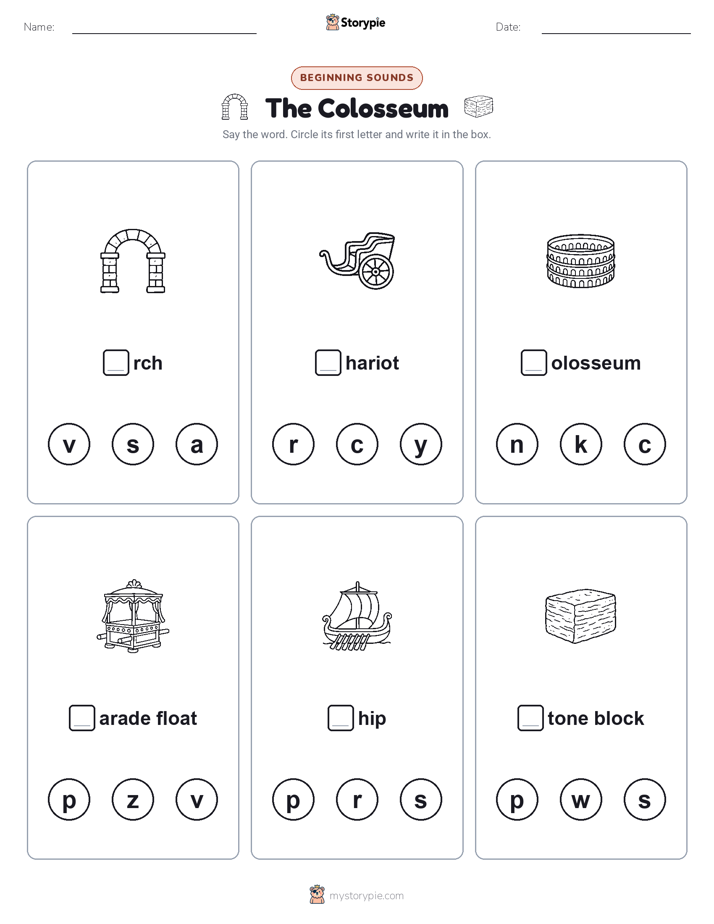 Beginning Sounds