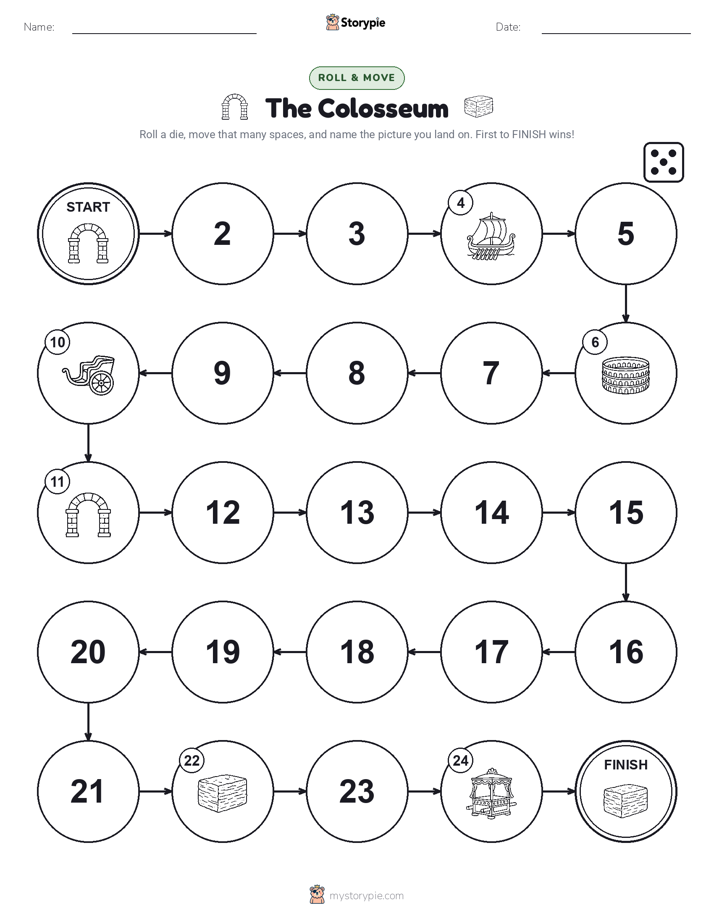 Roll & Move Game