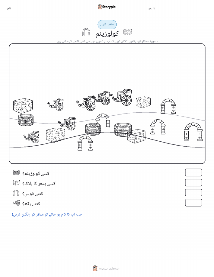 گنتی کا منظر
