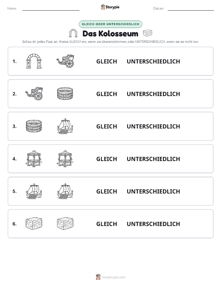 Gleich oder Anders