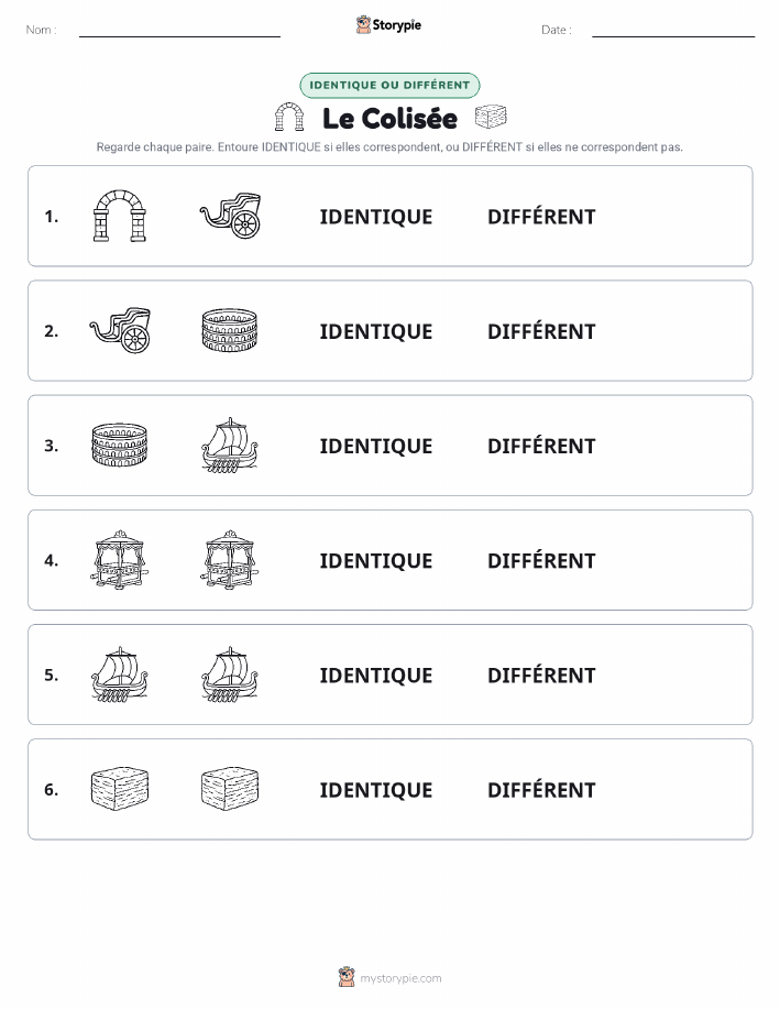 Identique ou Différent