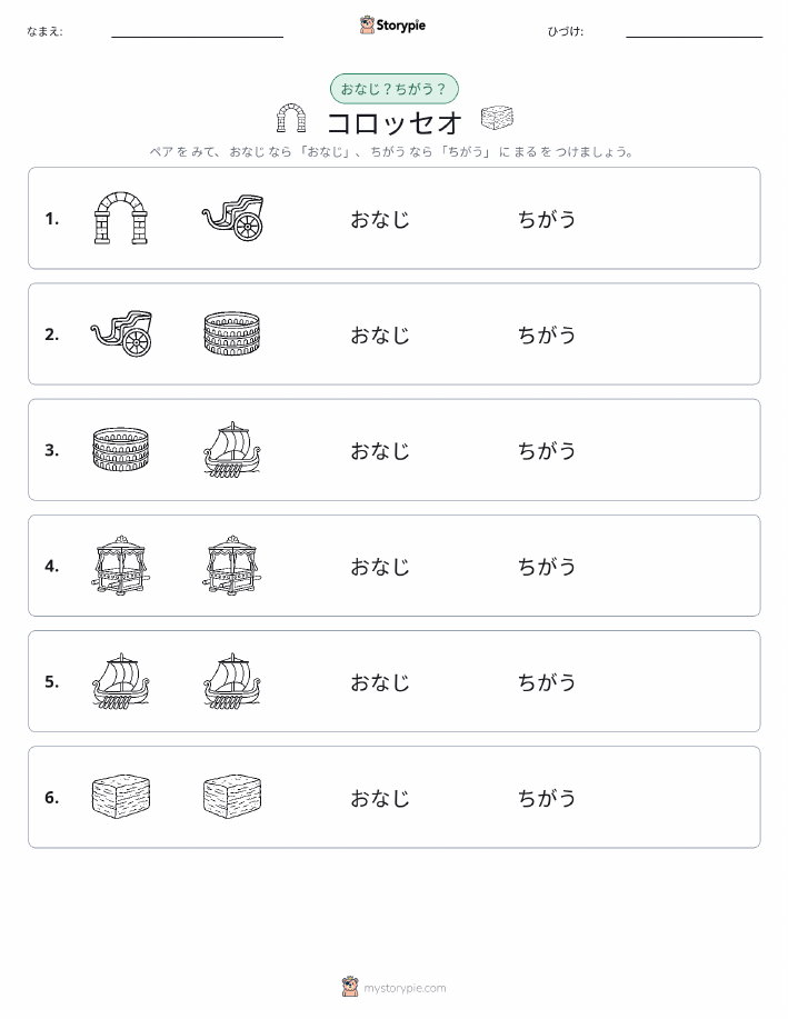同じか違うか