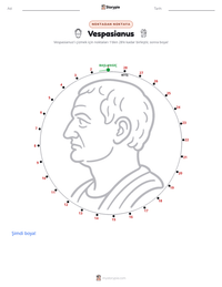 Vespasianus yazdırılabilir çalışma sayfası önizlemesi