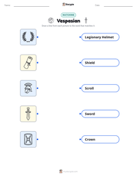 Vespasian printable worksheet preview