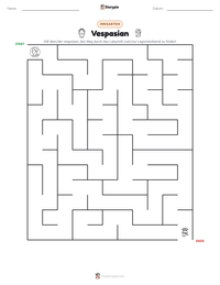 Vespasian druckbare Arbeitsblatt Vorschau