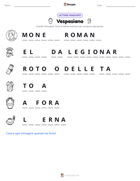 Anteprima della scheda stampabile di Vespasiano