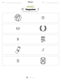 Vespasian printable worksheet preview