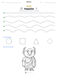 Vespasian printable worksheet preview