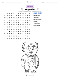Vespasian druckbare Arbeitsblatt Vorschau