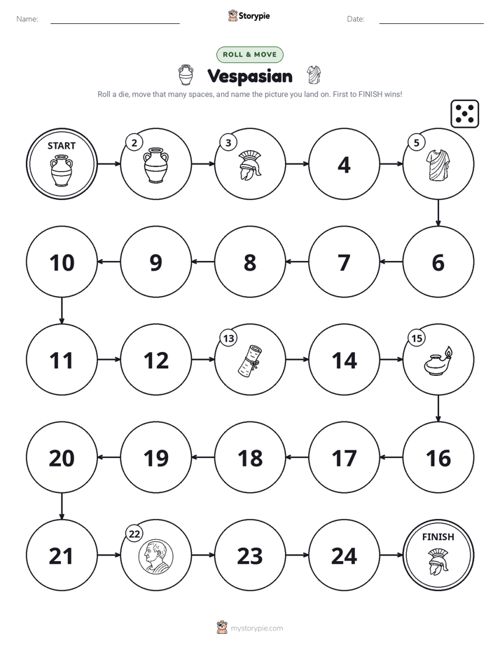 Roll & Move Game