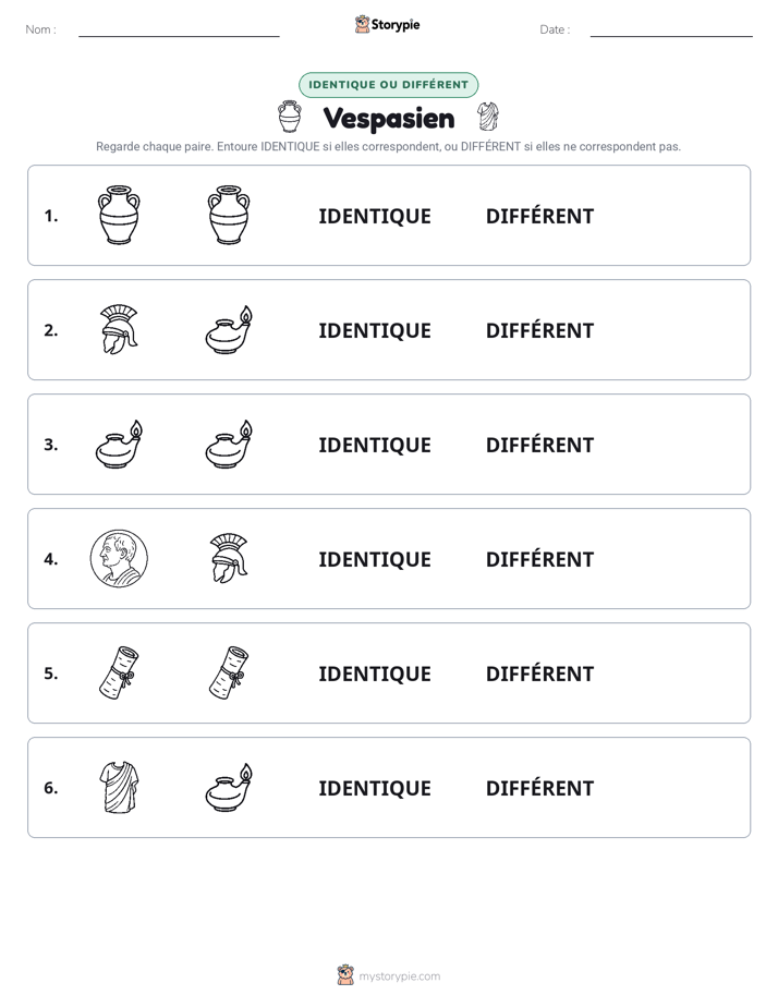 Identique ou Différent
